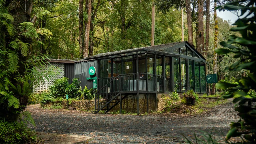Zahrada ubytování Bobocabin Ranca Upas, Bandung