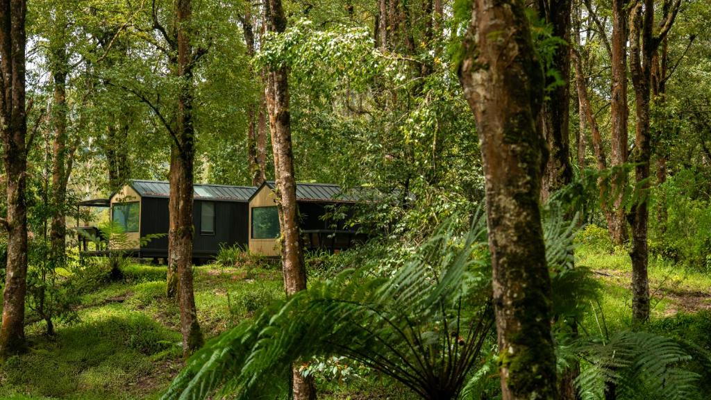 Zahrada ubytování Bobocabin Ranca Upas, Bandung