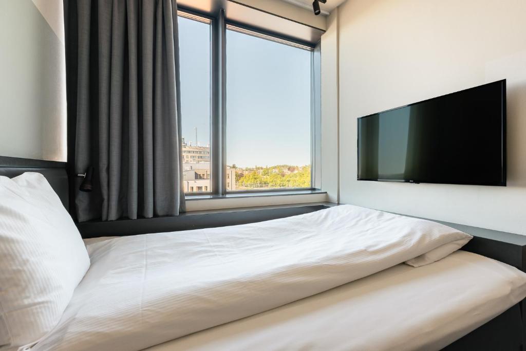 TV a/nebo společenská místnost v ubytování Comfort Hotel Västerås