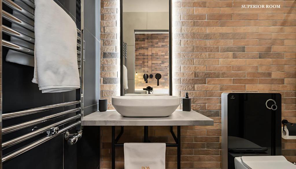 Koupelna v ubytování Váci Loft Suites