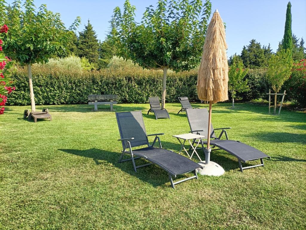 Zahrada ubytování Le faré tchanqué chambre cuisine d'été 2 pers