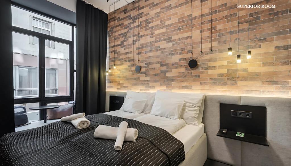 Posezení v ubytování Váci Loft Suites