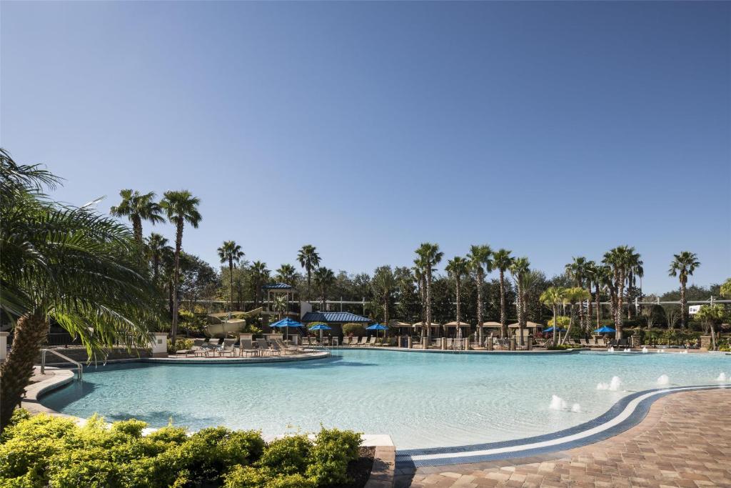 Bazén v ubytování Hyatt Regency Orlando nebo v jeho okolí