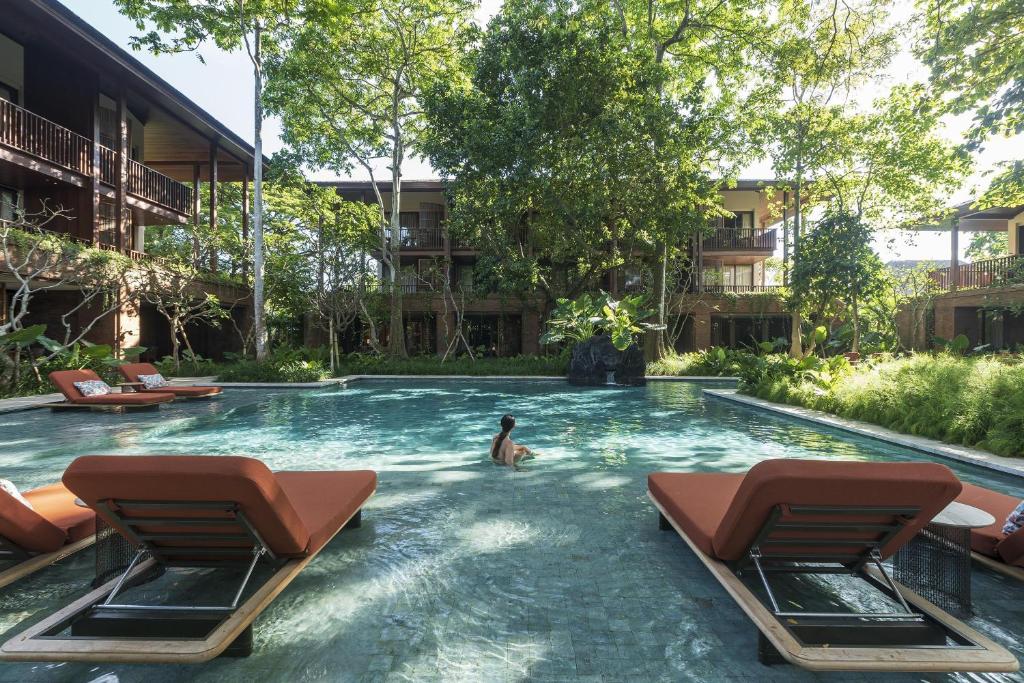 Bazén v ubytování Andaz Bali, By Hyatt nebo v jeho okolí