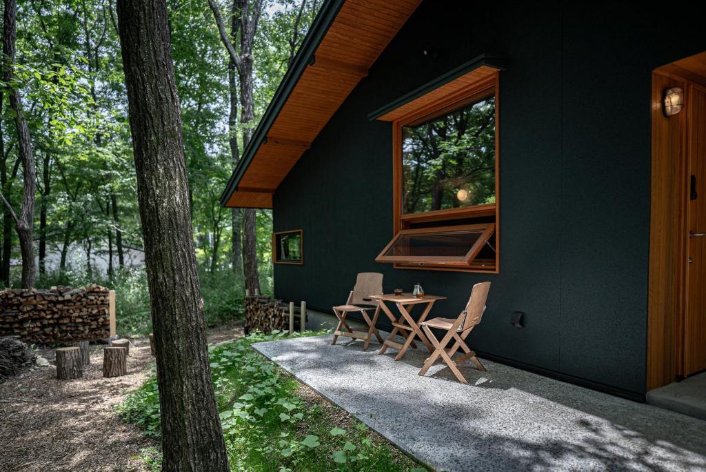 Zahrada ubytování Nold forest house 那須高原の森の中で心地よく暮らす宿