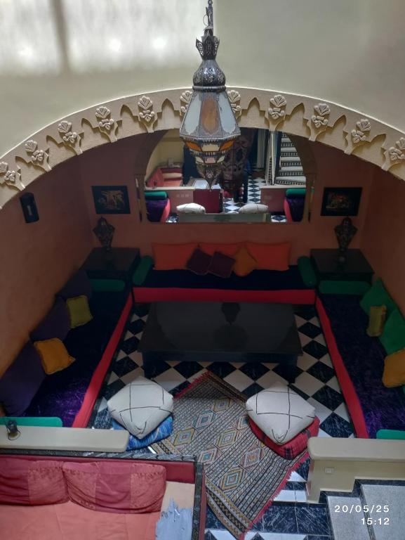 Posezení v ubytování made in Berbere, by maison Noé , résidence Al quaria asiyahia ab 40