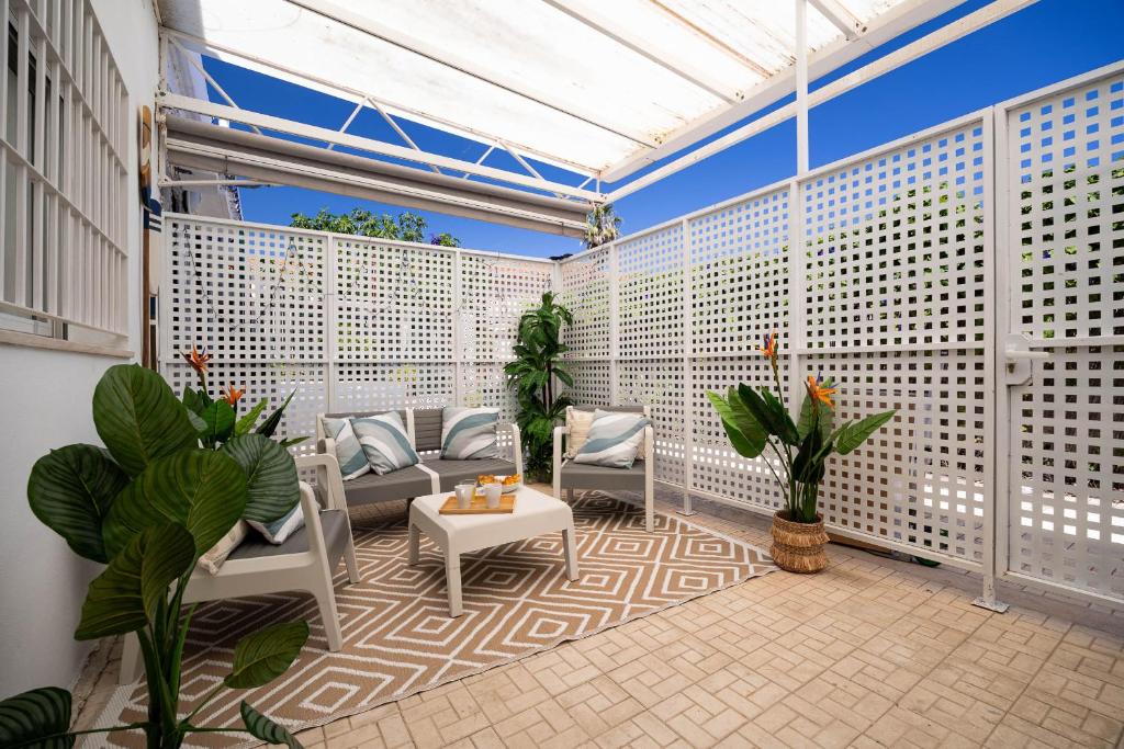 Posezení v ubytování Aire Siroco - Beach Apartment 14