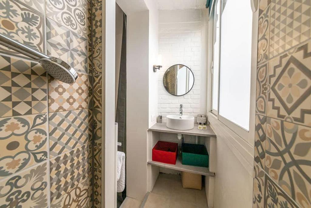 Kúpeľňa v ubytovaní L'échappée - Bel appartement rénové et proche Gare