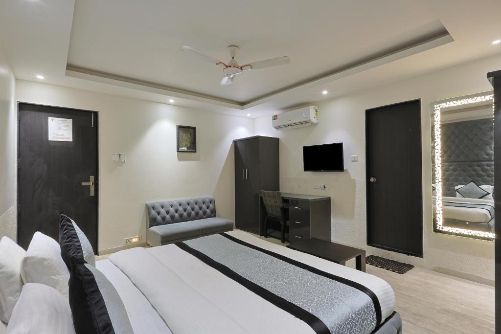 Postel nebo postele na pokoji v ubytování Hotel VENUE INN