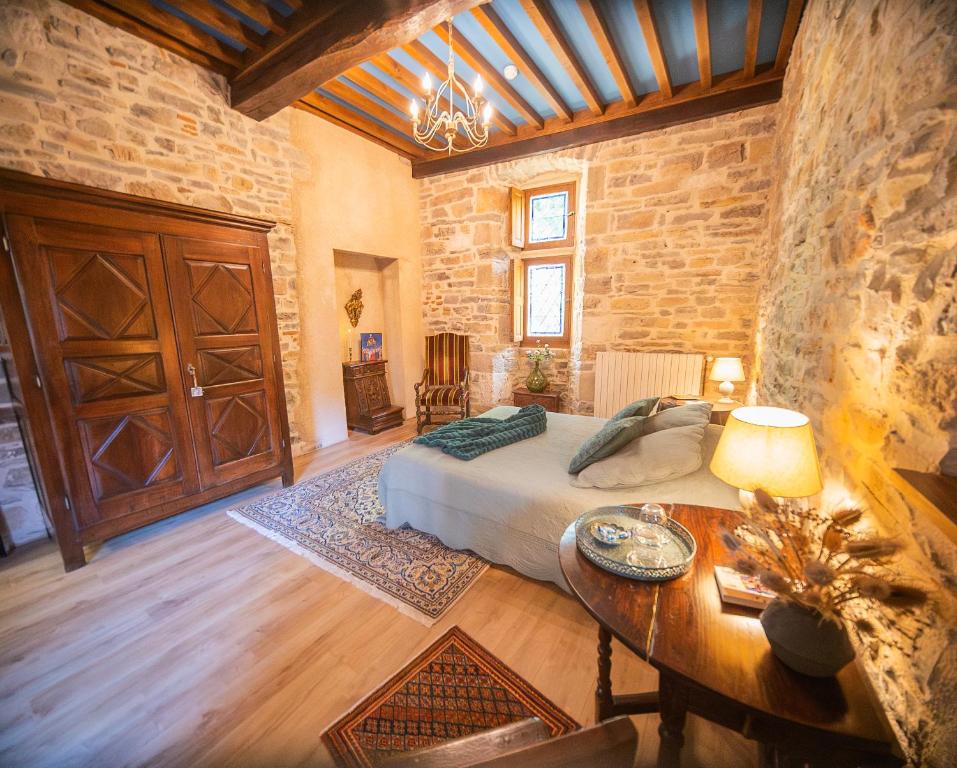 Posezení v ubytování La Maison Bakéa