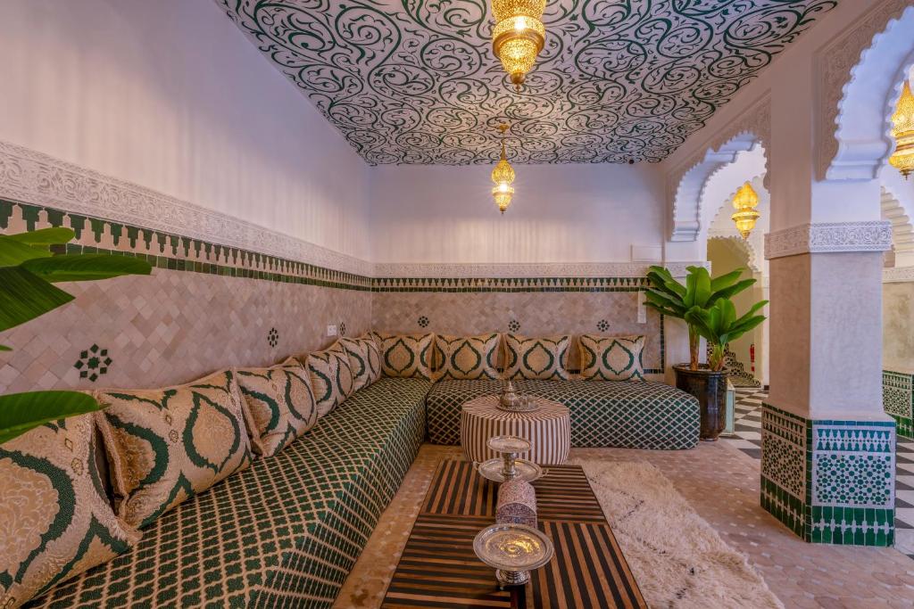 Posezení v ubytování Palais Moulay Said & SPA