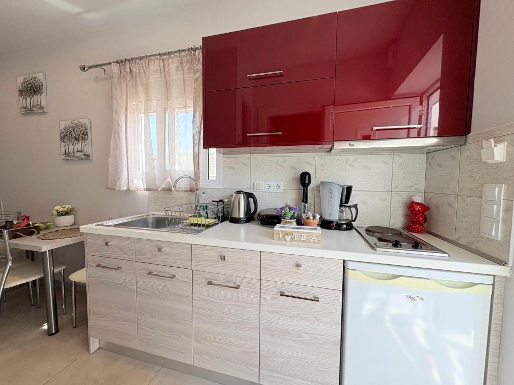 Kuchyň nebo kuchyňský kout v ubytování M&N Apartments
