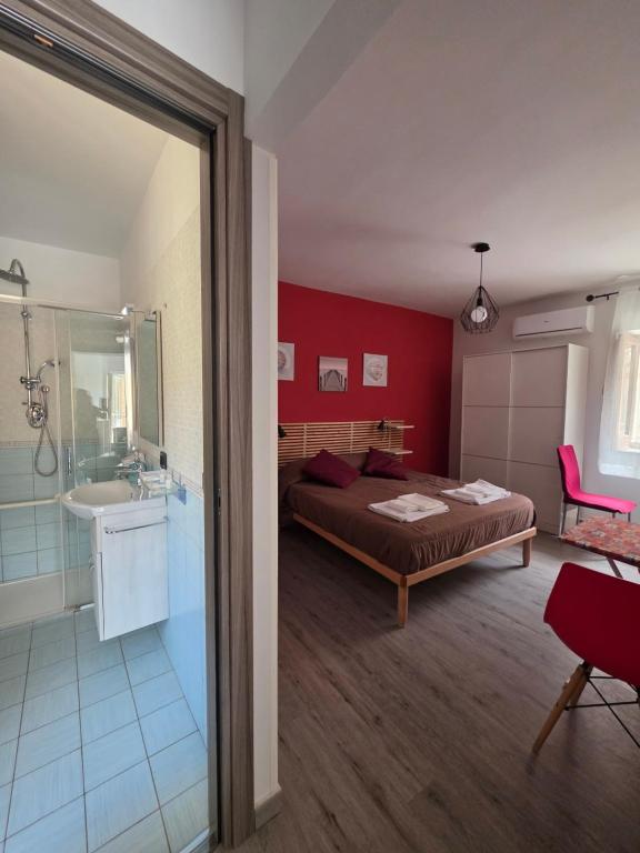 Postel nebo postele na pokoji v ubytování B&B Home Visit