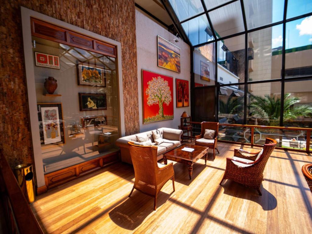 Posezení v ubytování Swissotel Quito