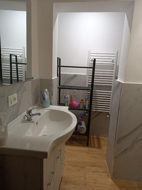 Koupelna v ubytování Parisa Home