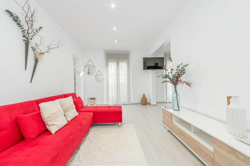 TV a/nebo společenská místnost v ubytování Milenial Immo VT2-1 Figueres Dali Museum and Rambla