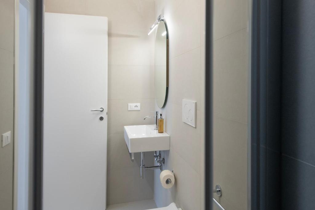 Koupelna v ubytování Hotel Albània
