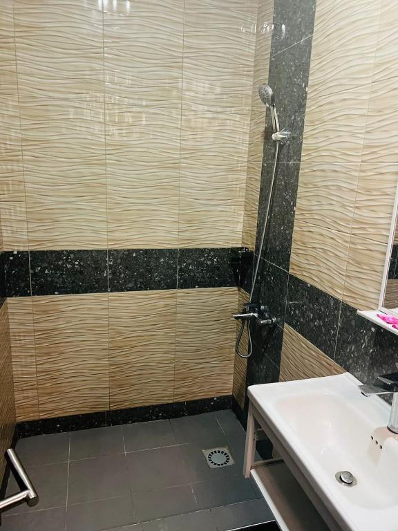 Koupelna v ubytování Jikoni Hotel