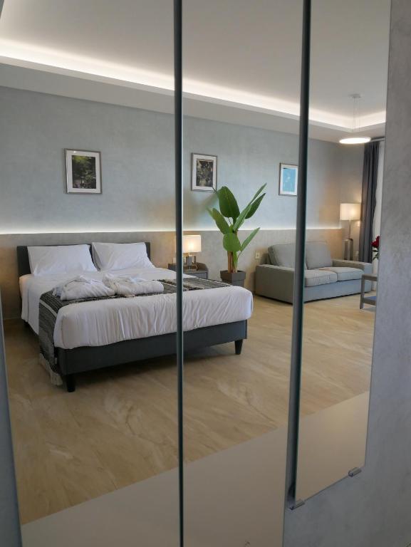 Postel nebo postele na pokoji v ubytování Amour Relax Hotel