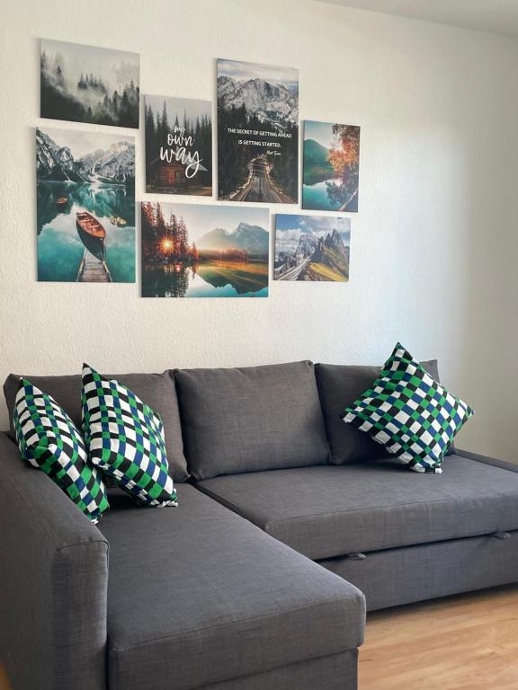 Et opholdsområde på City-Apartment mit Theaterblick