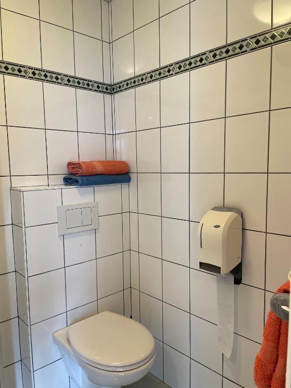 Koupelna v ubytování Gasthaus Schöberingerhof