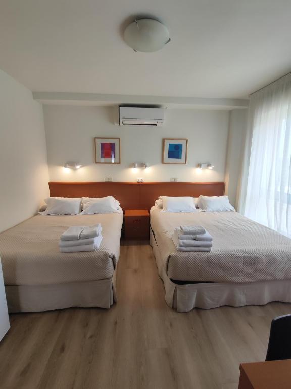 Postel nebo postele na pokoji v ubytování Hotel Rural Tierras del Cid