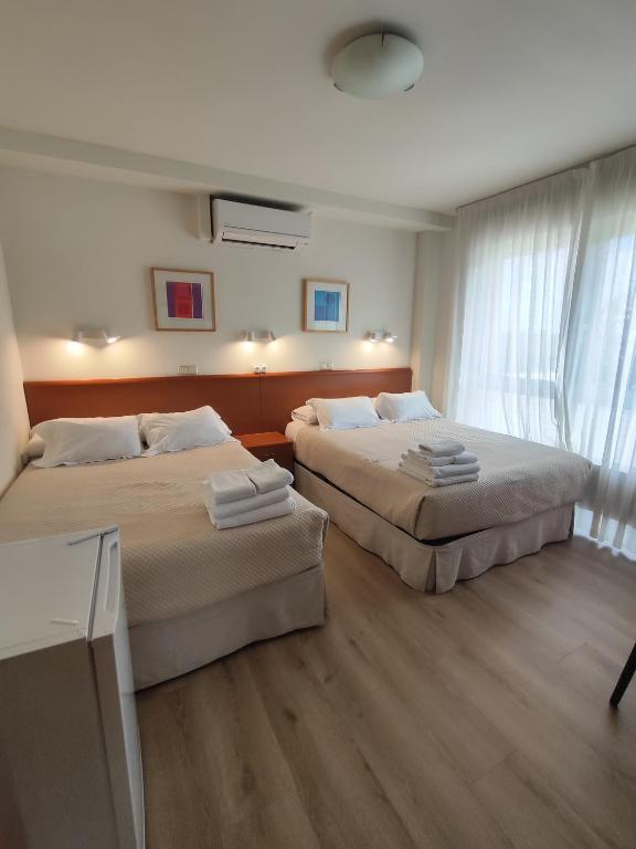 Postel nebo postele na pokoji v ubytování Hotel Rural Tierras del Cid
