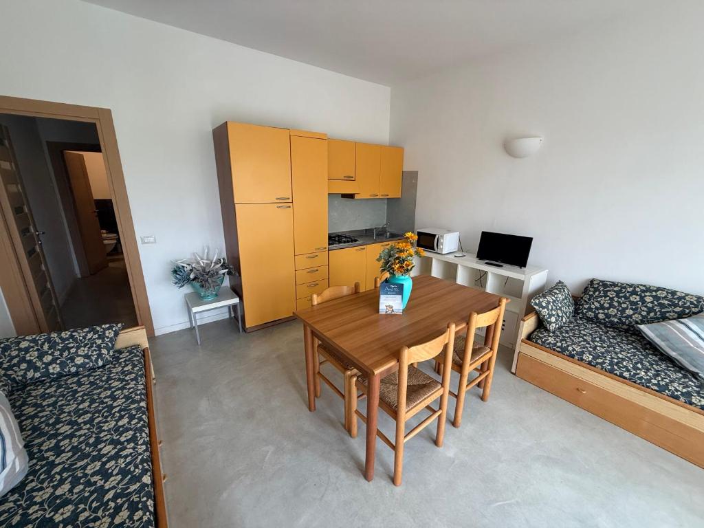 Kuchyň nebo kuchyňský kout v ubytování Aviotel Residence