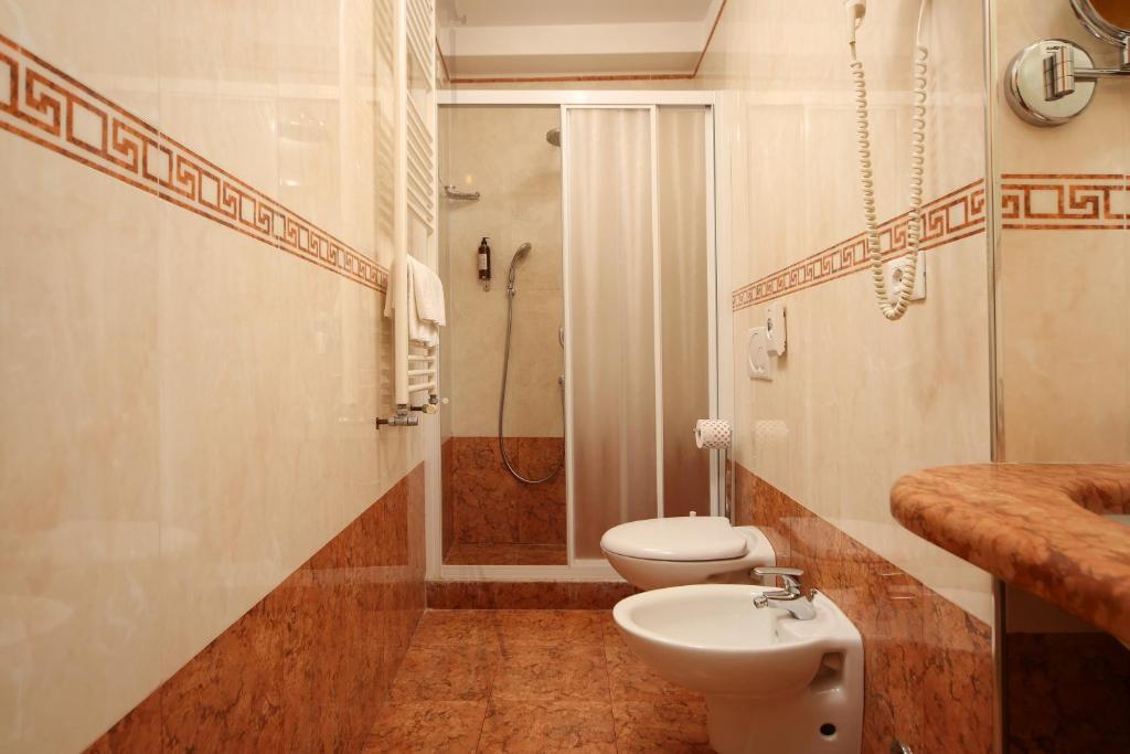 Kopalnica v nastanitvi Hotel Da Bruno