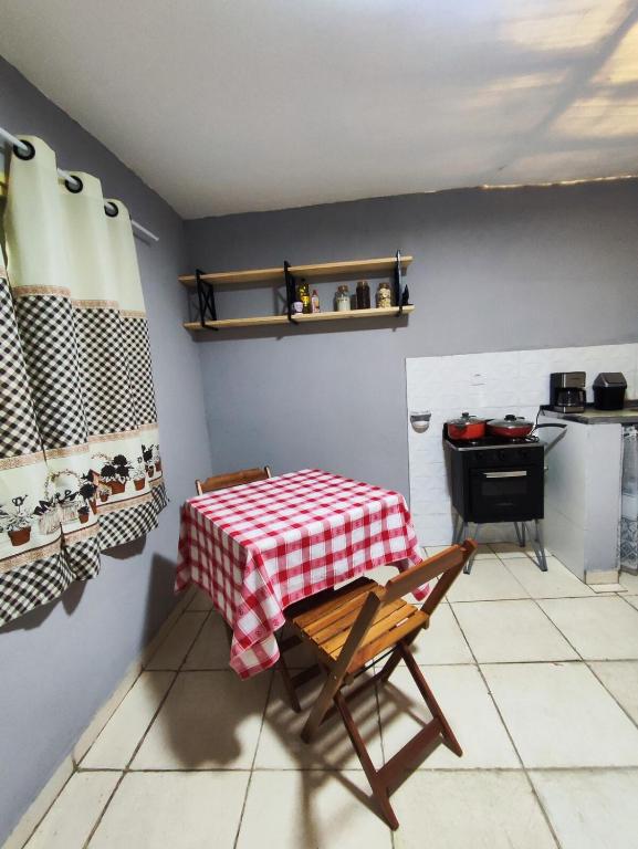 Köök või kööginurk majutusasutuses Estúdio mobiliado 5