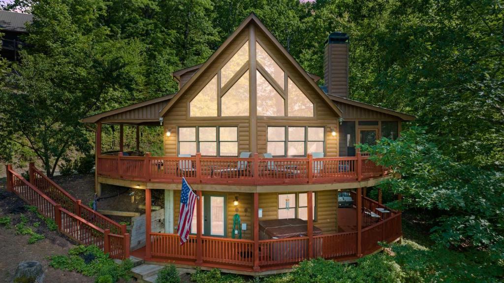 Κήπος έξω από το Mtn Views Hot Tub Fire Pit Dog Friendly