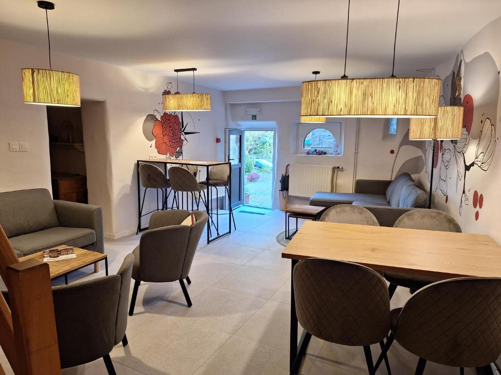 Posezení v ubytování Au Gré des Vents - Gîtes et Chambres d'hôtes