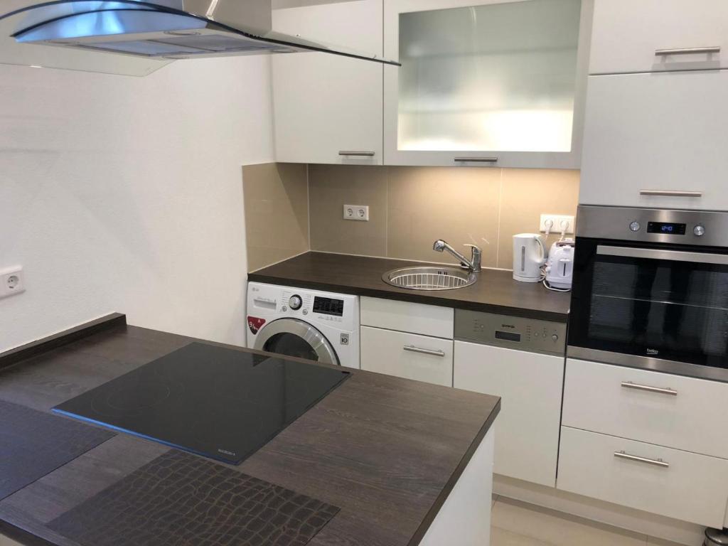Η κουζίνα ή μικρή κουζίνα στο Apartments Ingolstadt Kleine Rosengasse