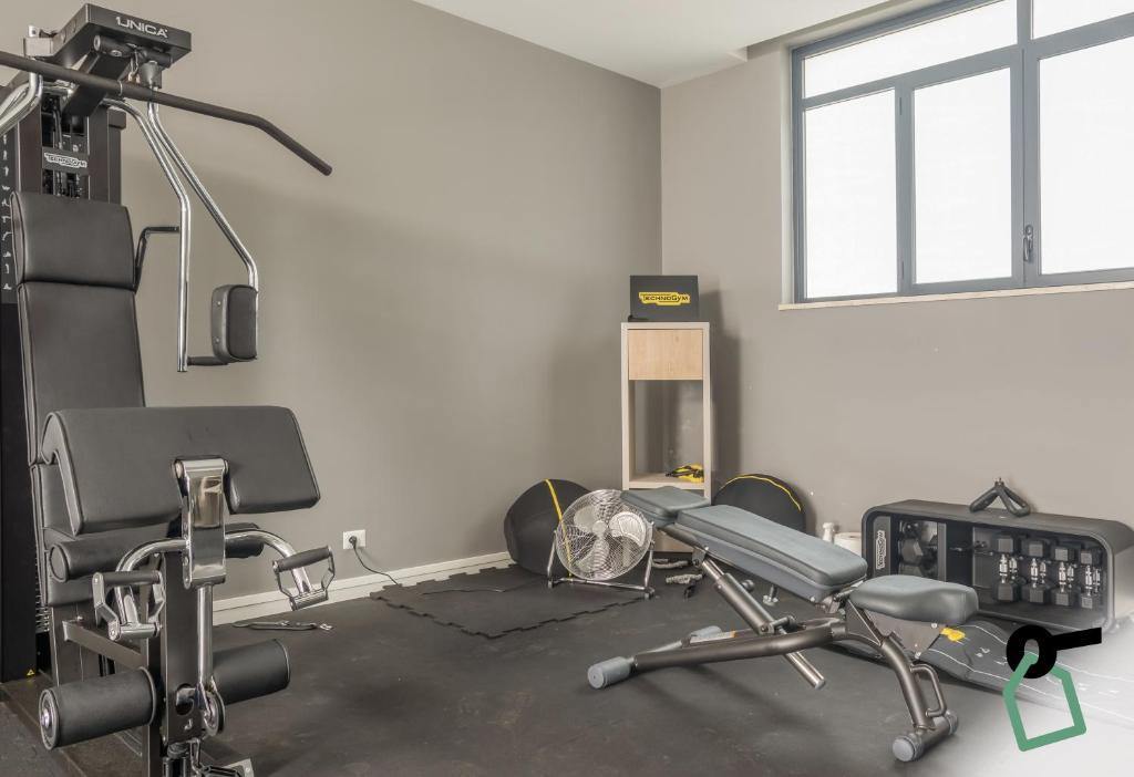 Fitness centrum a/nebo fitness zařízení v ubytování HOTIDAY Room Collection - Mondello