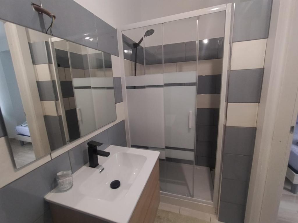 Kúpeľňa v ubytovaní la perla dello ionio