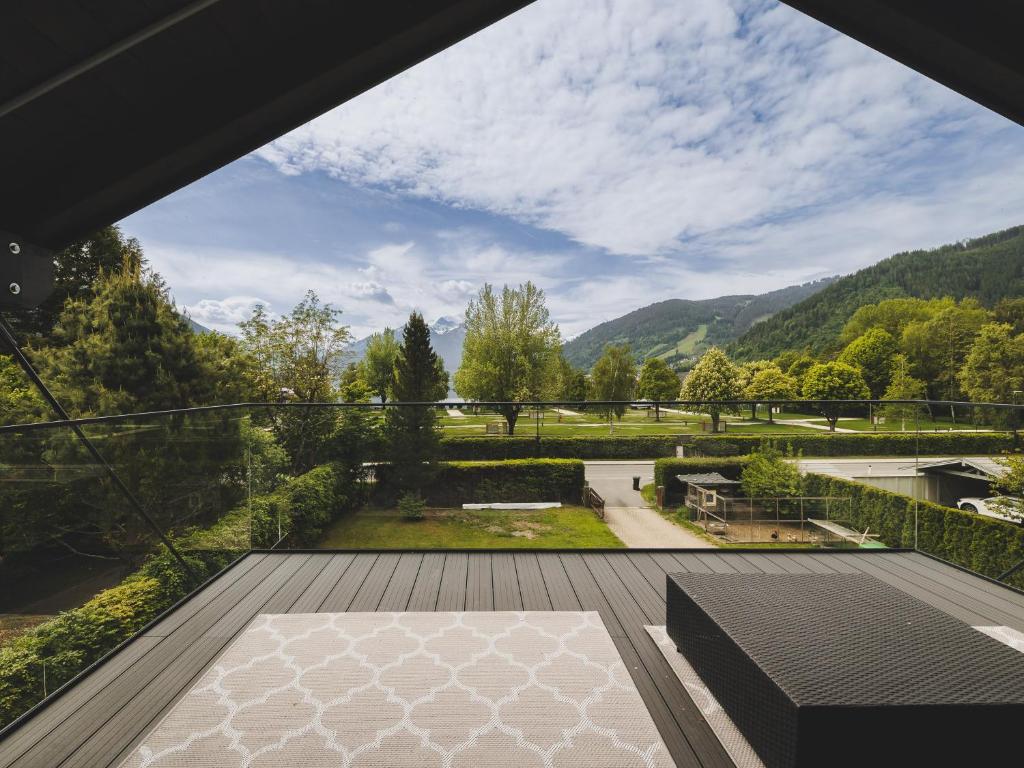 a view from the balcony of a house at Appartements Prielau by we rent in Zell am See