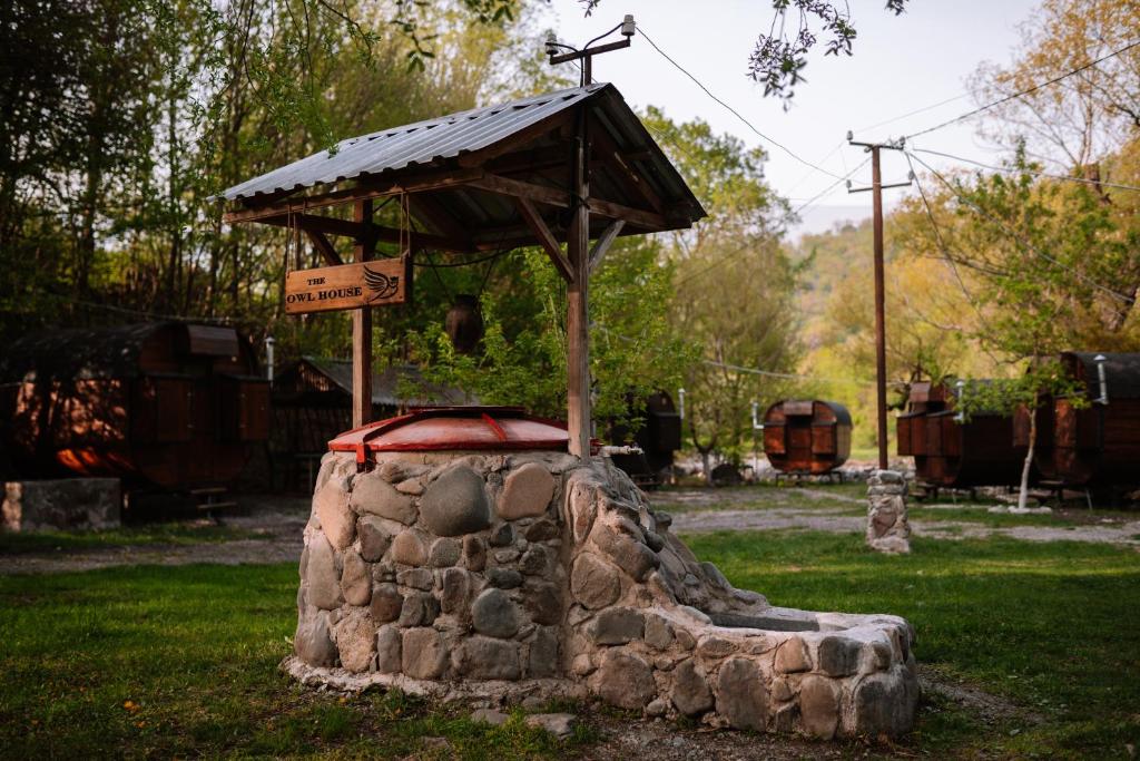 Zahrada ubytování Owl Glamping House DIlijan