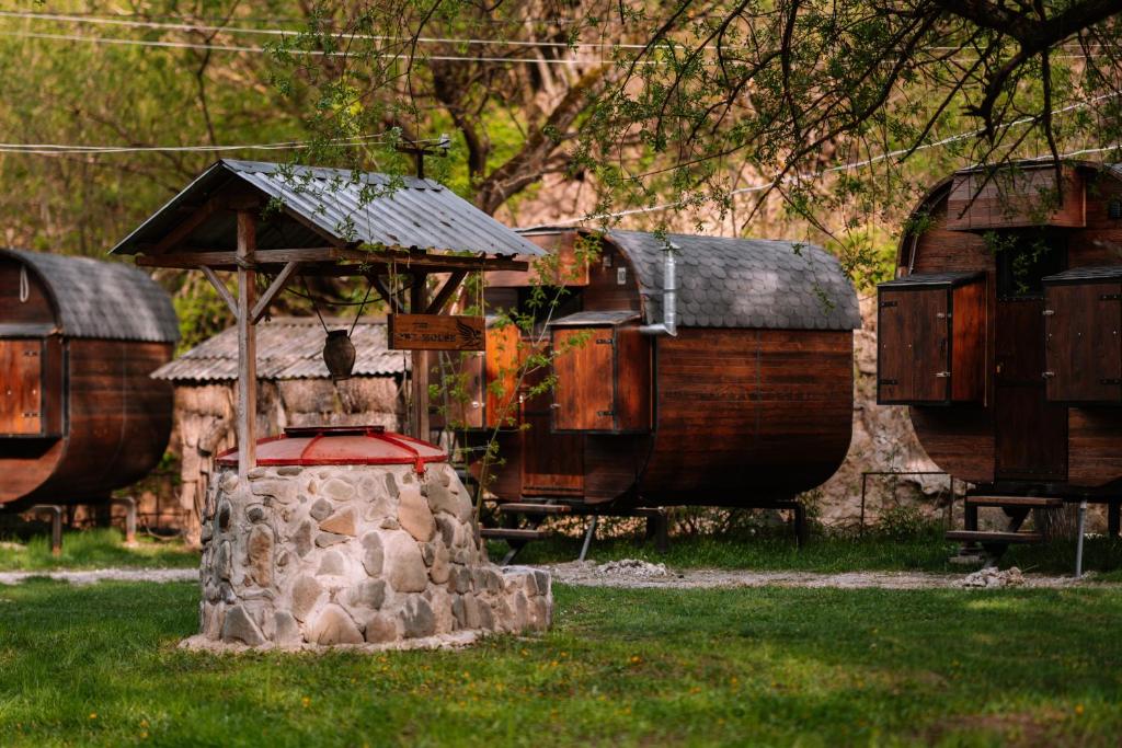 Zahrada ubytování Owl Glamping House DIlijan