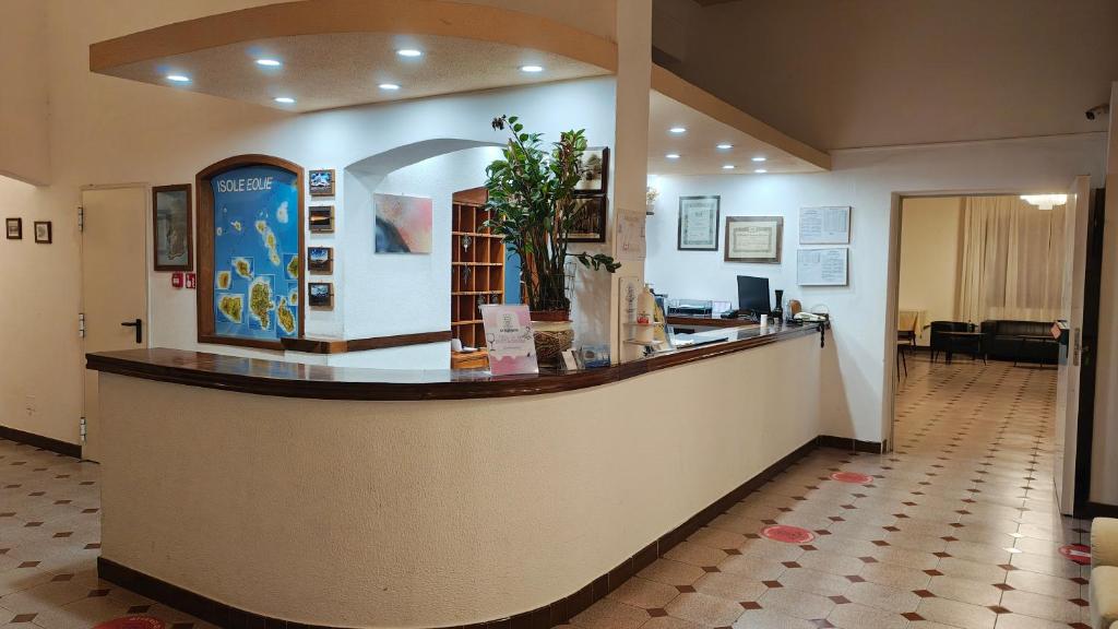 Vstupní hala nebo recepce v ubytování Hotel La Filadelfia
