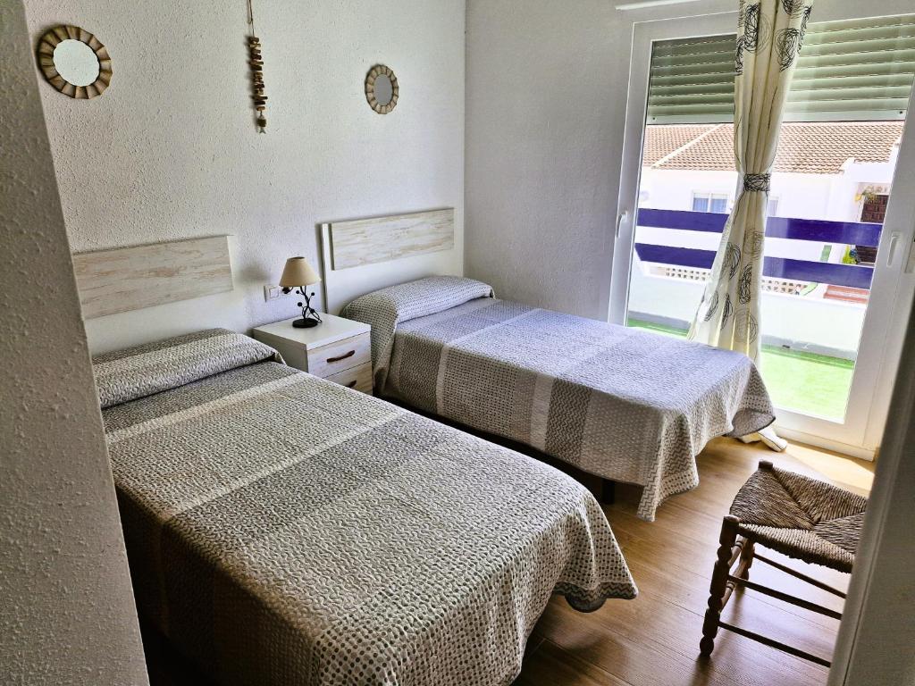 Postel nebo postele na pokoji v ubytování Adosados Boix Serrat