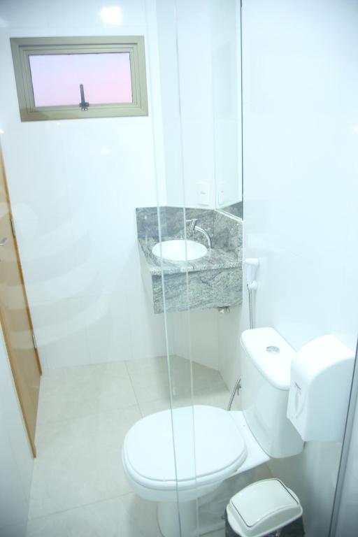 Koupelna v ubytování Ventura Hotel
