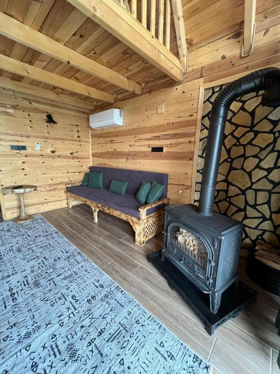 Posezení v ubytování zenimos bungalov
