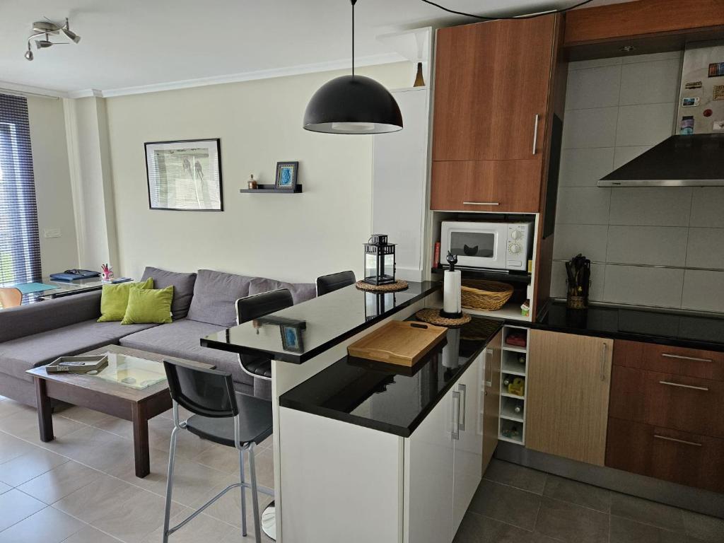 Dapur atau dapur kecil di Spa Costa Reinante