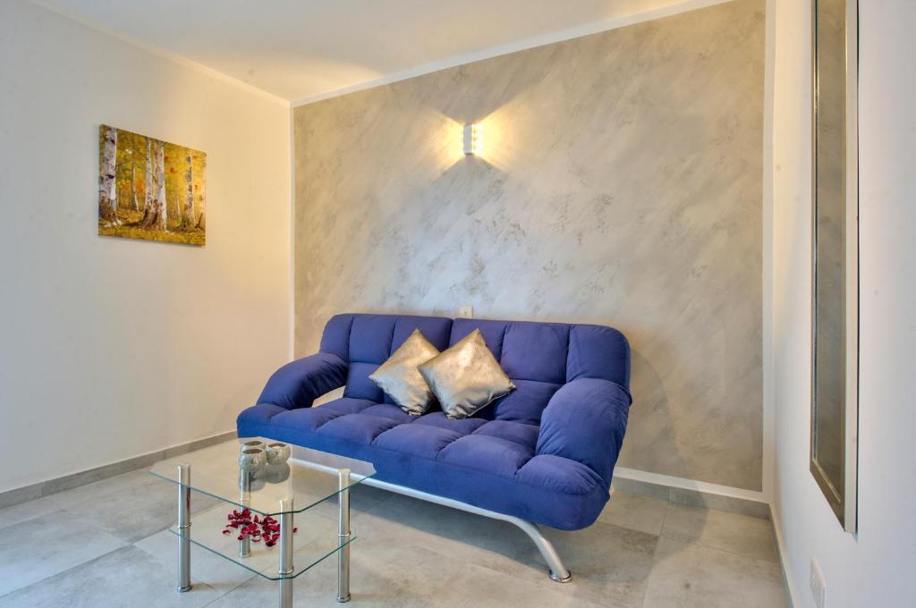 Posezení v ubytování Central Suites