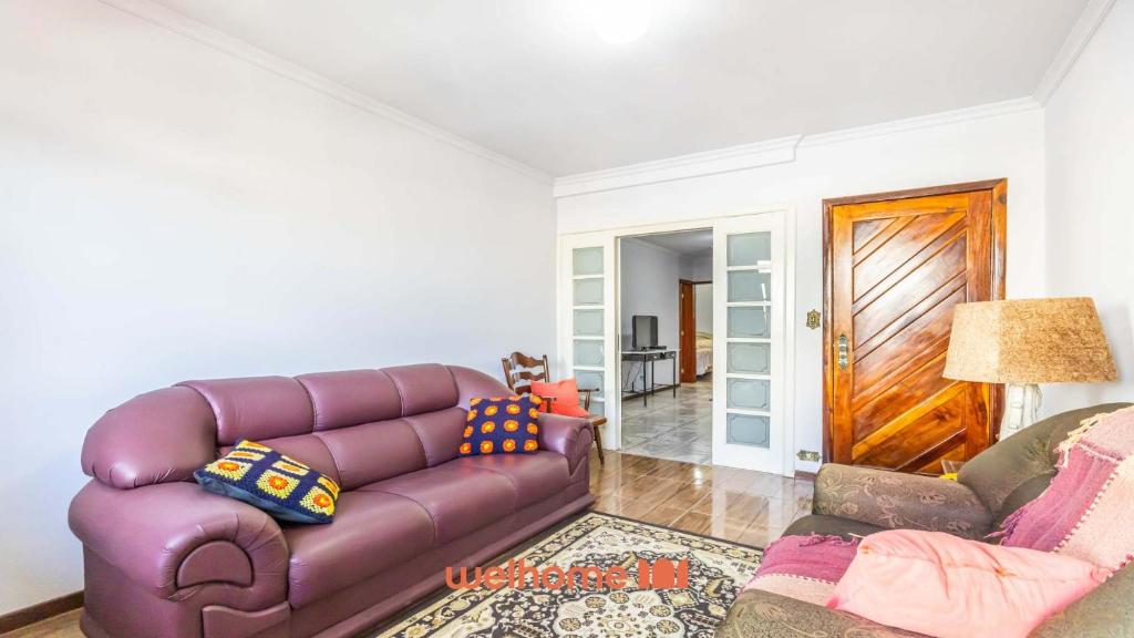 Ruang duduk di Apartamento em Curitiba Conforto e Boa Localizacao