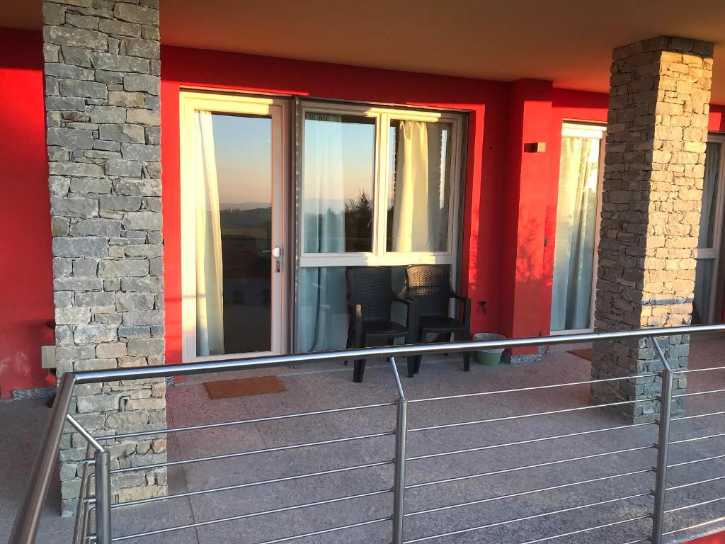 Balkón nebo terasa v ubytování B&B La fontana nelle Langhe