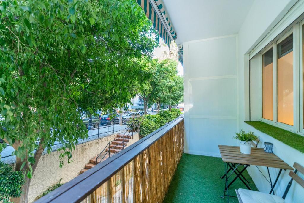 Balkón nebo terasa v ubytování Balmoral suite apartment