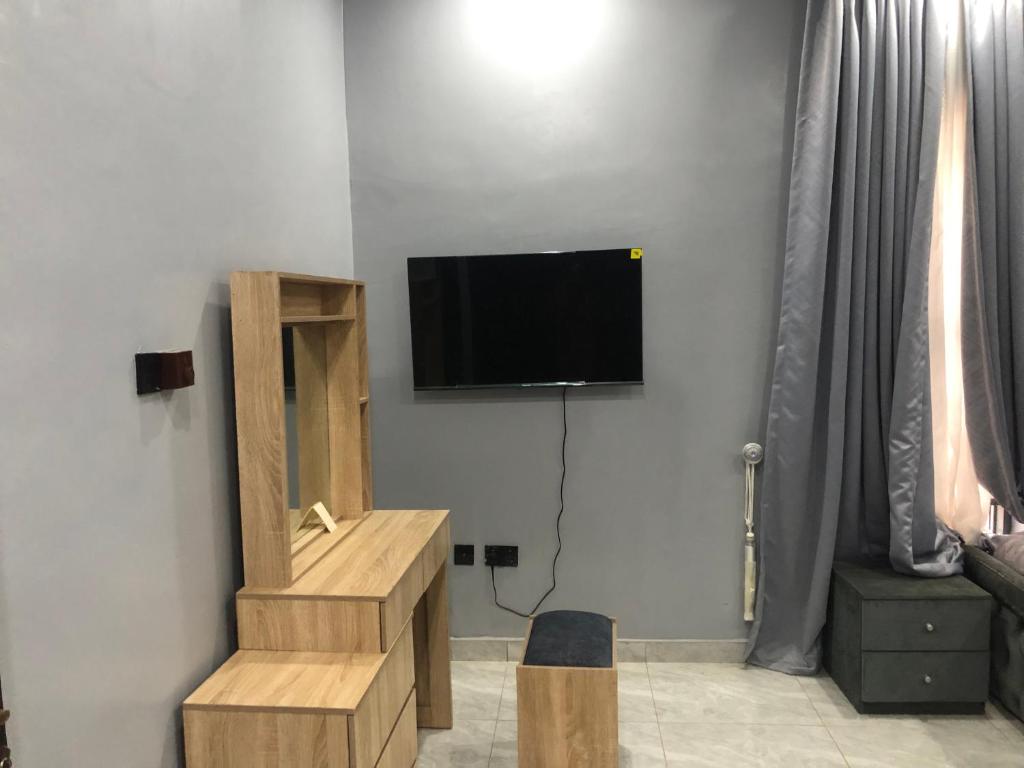 TV a/nebo společenská místnost v ubytování Circle staycation