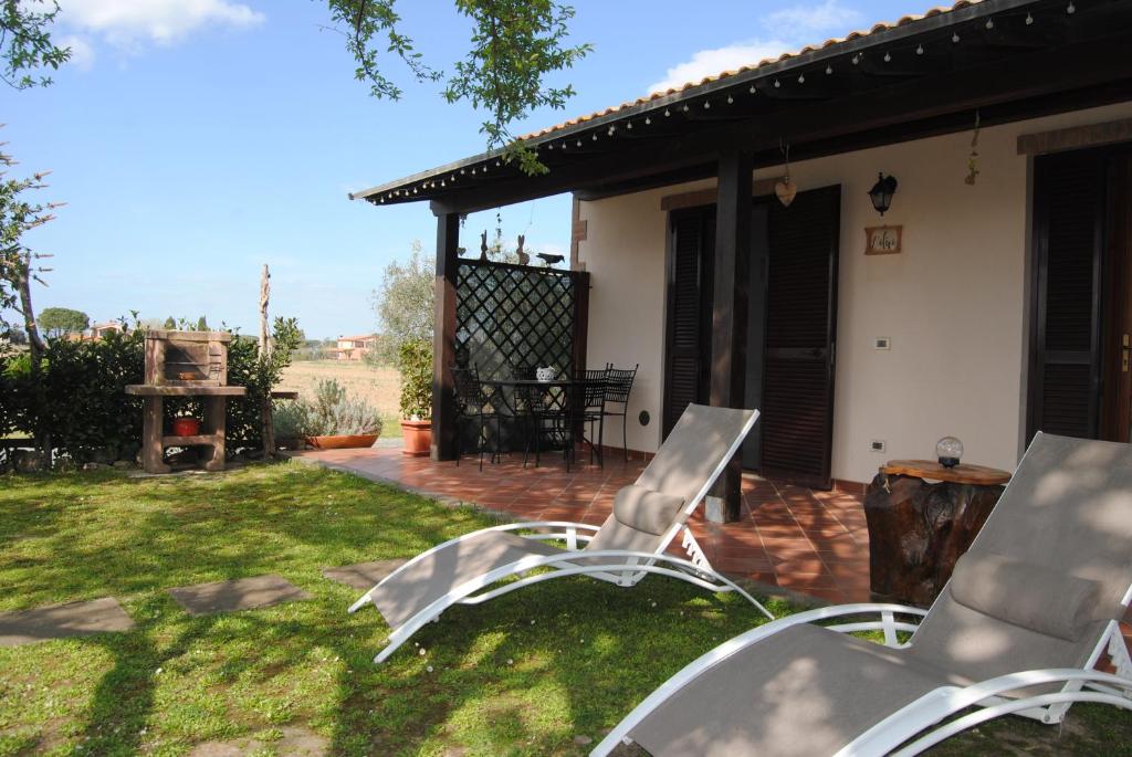 Ogród w obiekcie Agriturismo Il Rustico