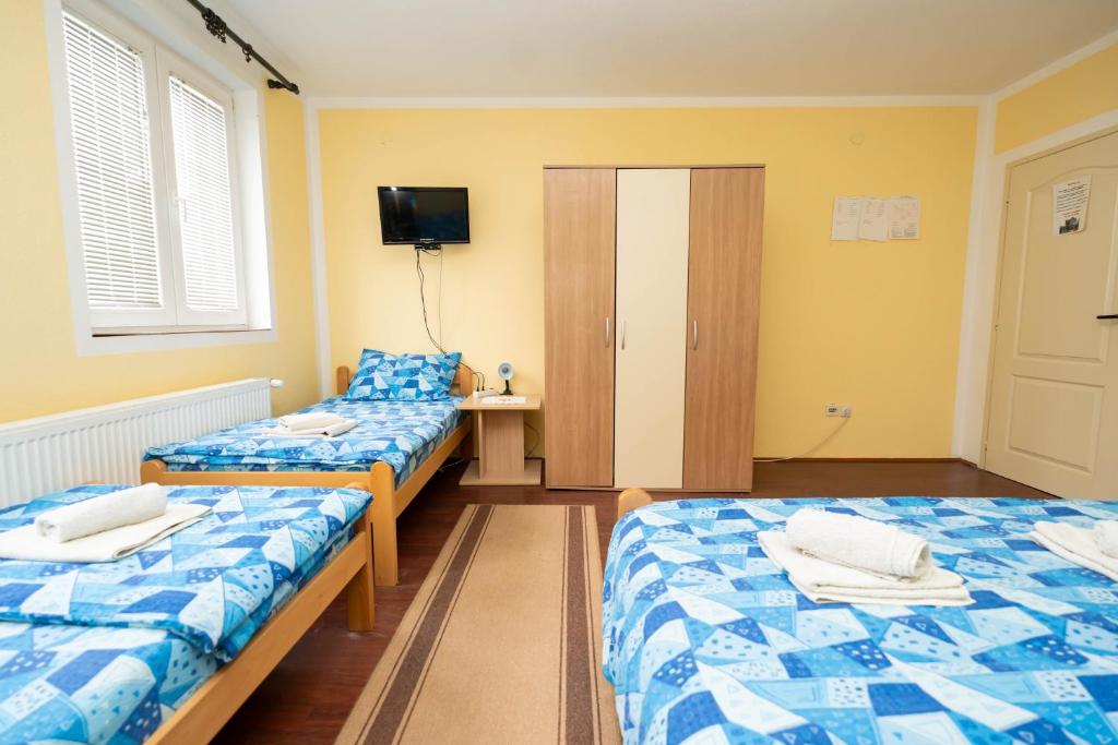 Postel nebo postele na pokoji v ubytování Sobe Joksimović